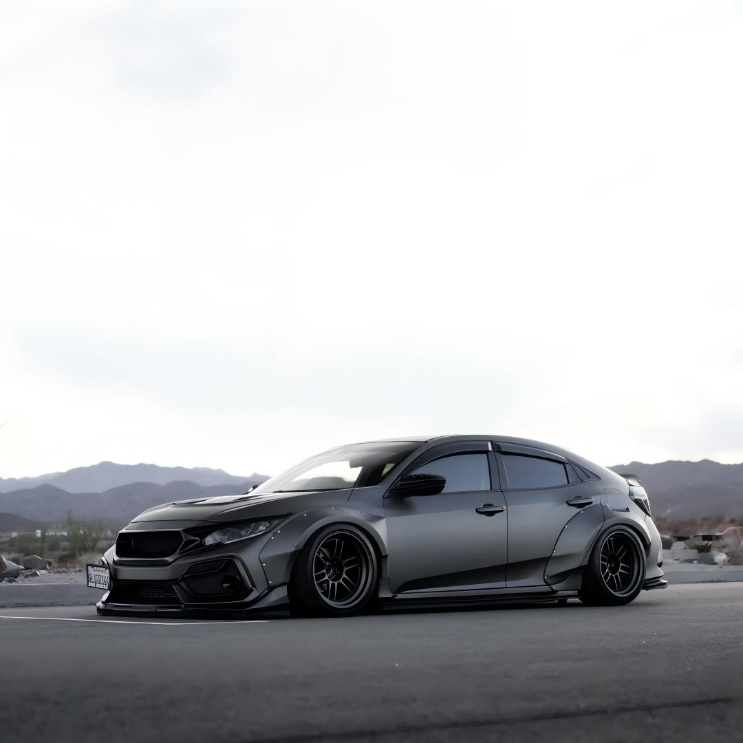 Ravoony Plus Ultimate Flat Night Grey Car Vinyl Wrap