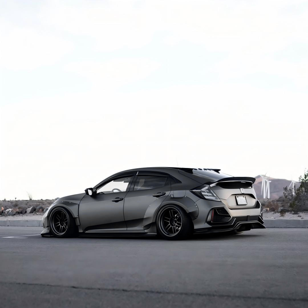 Ravoony Plus Ultimate Flat Night Grey Car Vinyl Wrap