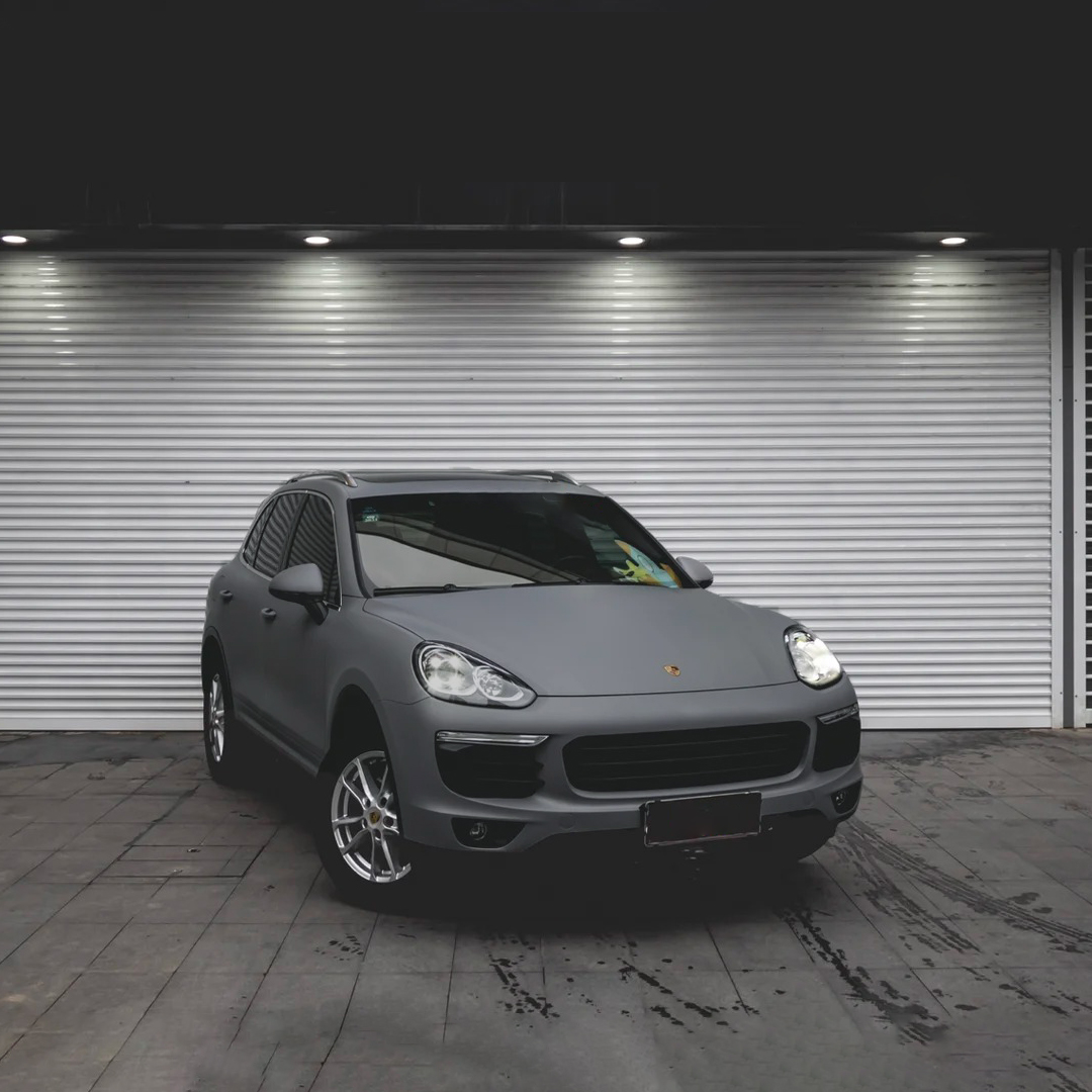 Ravoony Plus Ultimate Flat Night Grey Car Vinyl Wrap