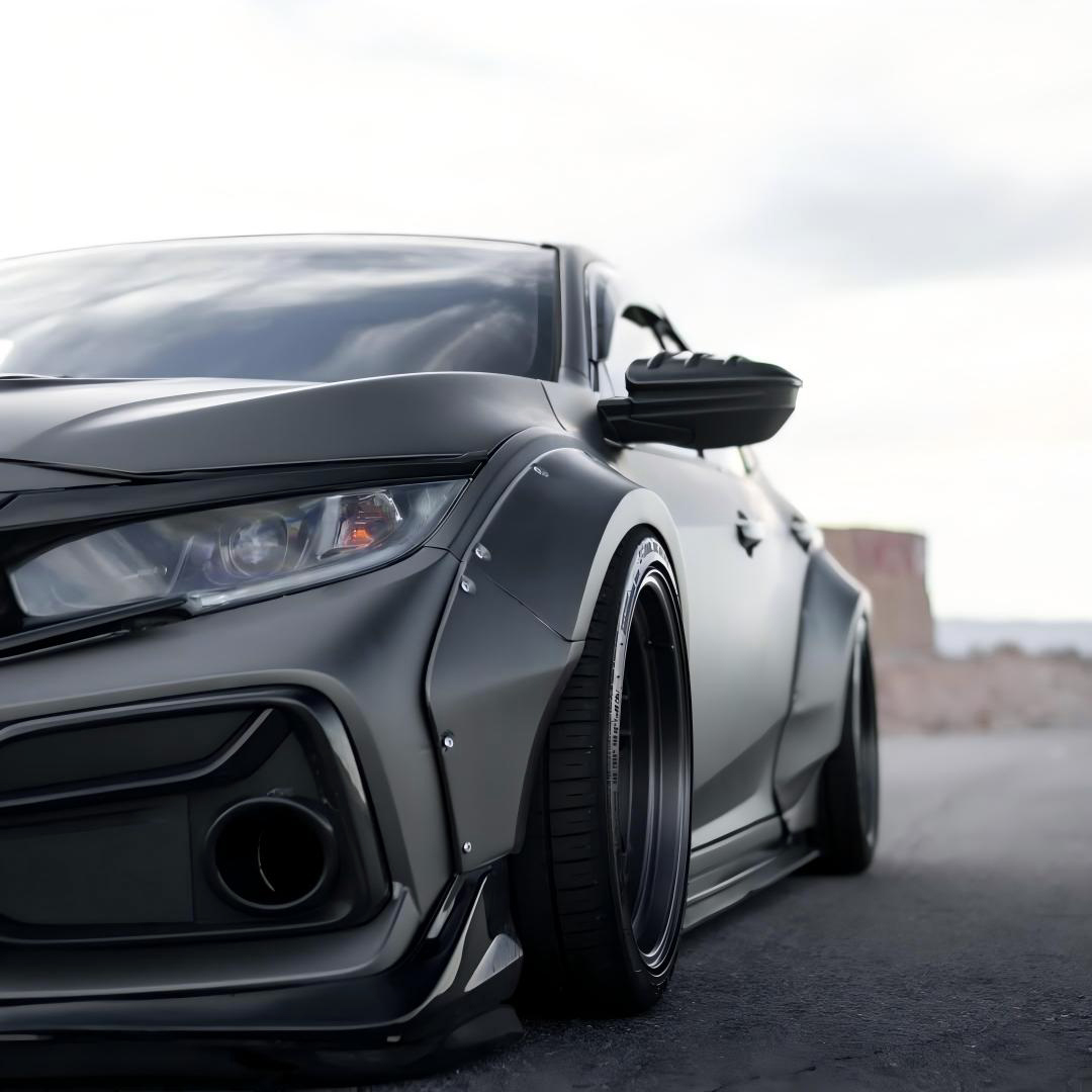 Ravoony Plus Ultimate Flat Night Grey Car Vinyl Wrap