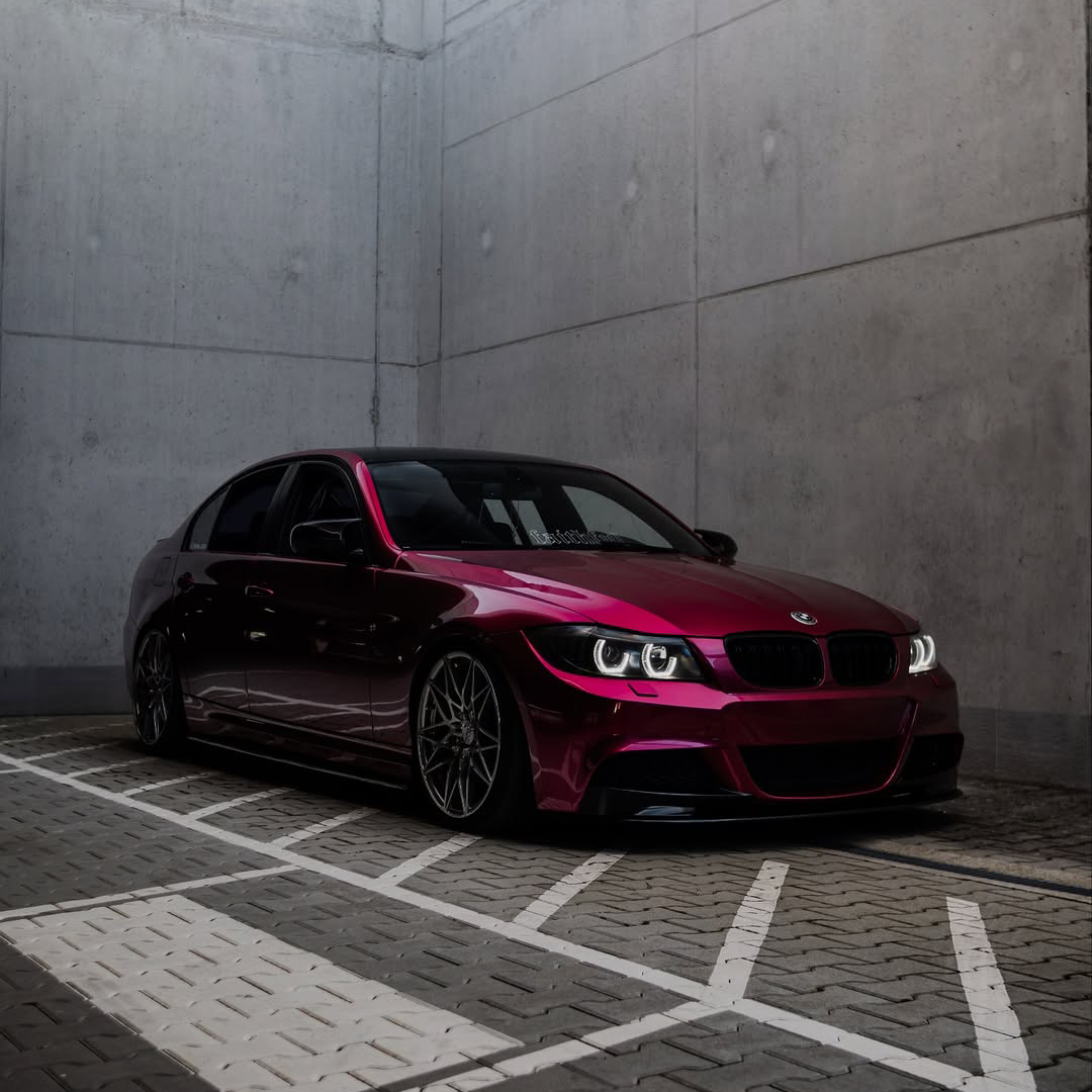 Ravoony Plus PET Glossy Metallic Rubellite Purple Vinyl Wrap