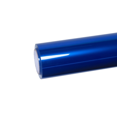 Ravoony Plus PET Tesla Gloss Deep Blue Vinyl Car Wrap 01