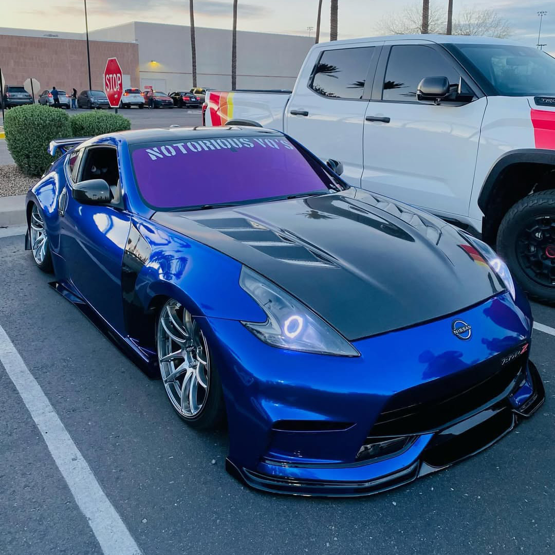 Ravoony Plus PET Tesla Gloss Deep Blue Vinyl Car Wrap