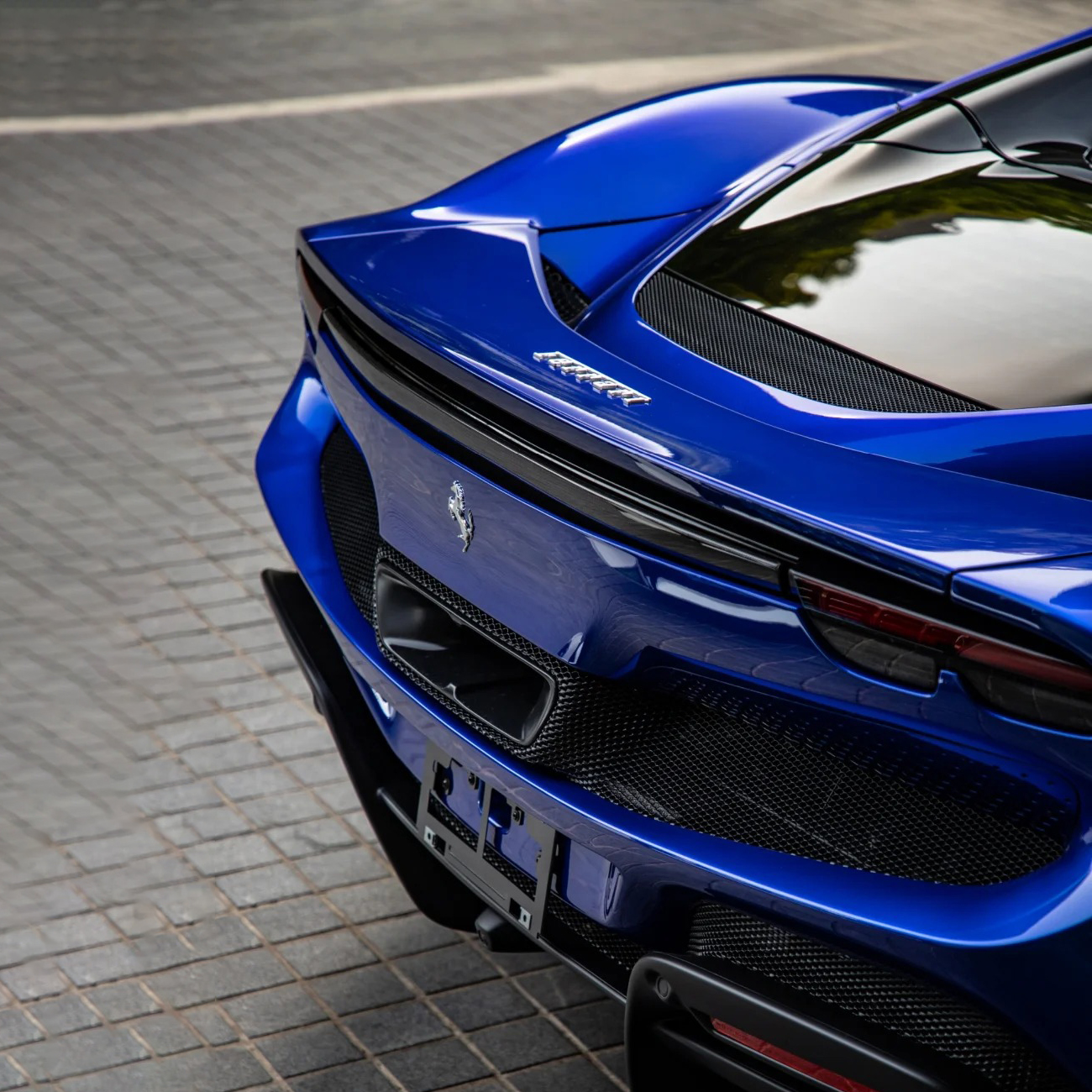 Ravoony Plus PET Tesla Gloss Deep Blue Vinyl Car Wrap