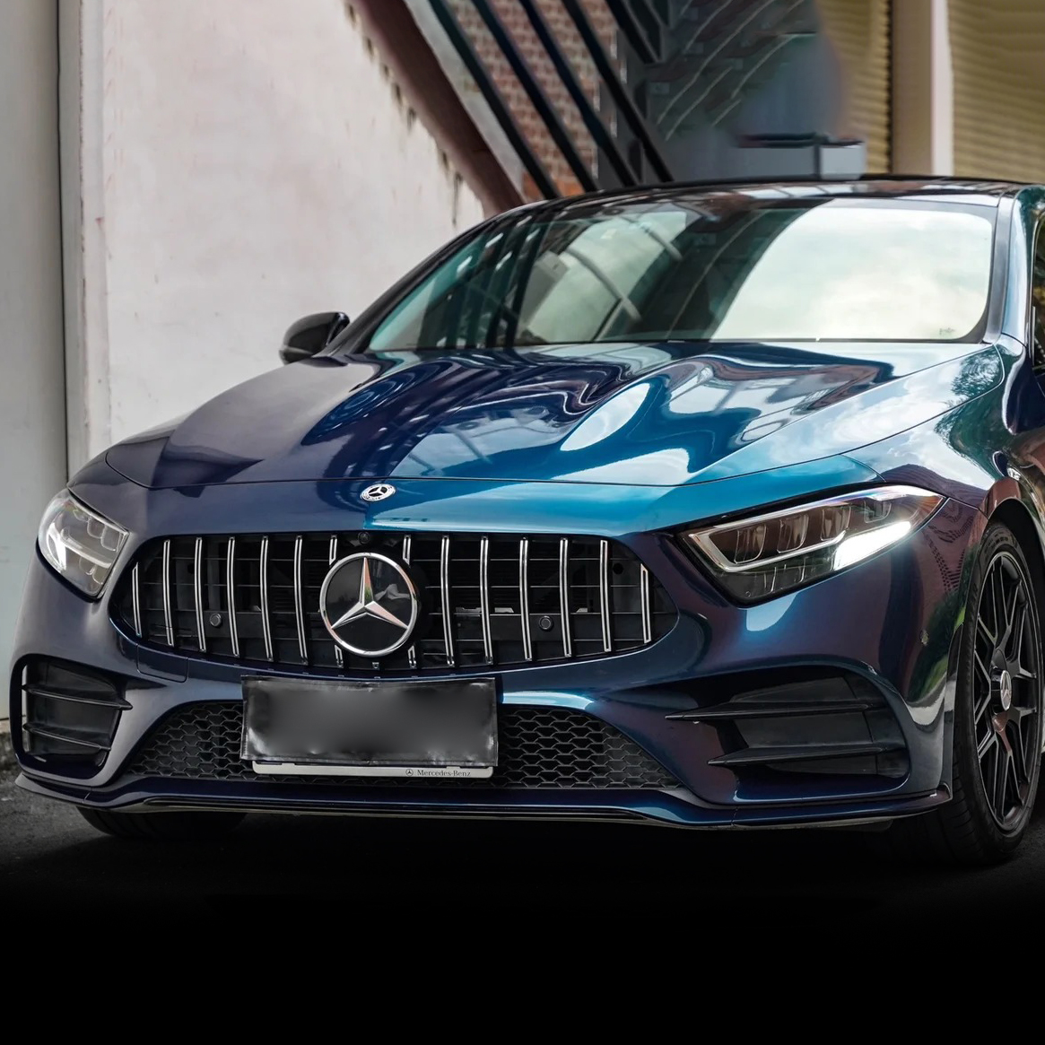 Ravoony Plus Glossy Liquid Metallic Interstellar Blue Car Vinyl Wrap