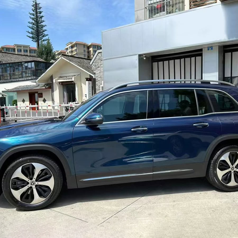 Ravoony Plus Glossy Liquid Metallic Interstellar Blue Car Vinyl Wrap