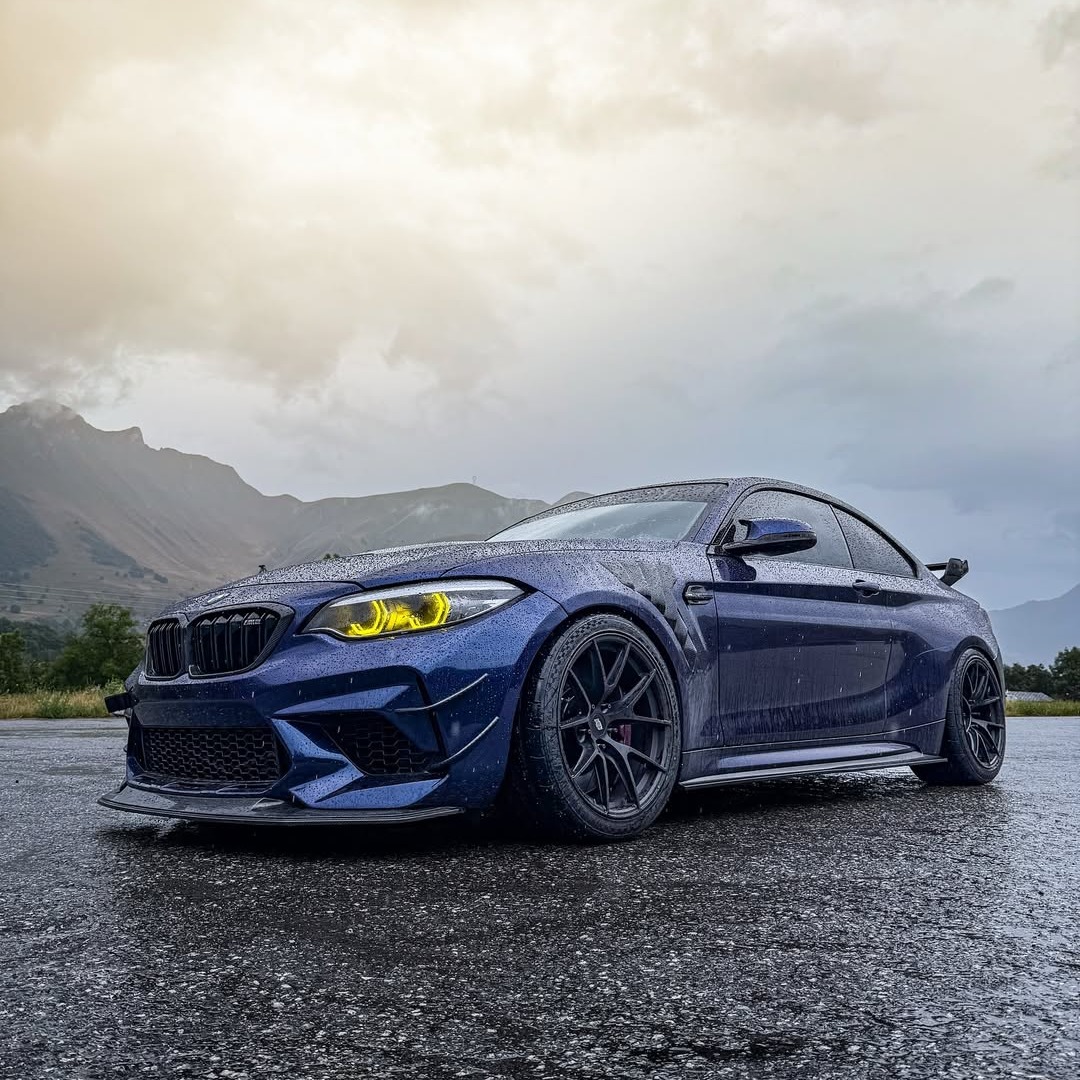 Ravoony Plus PET Gloss BMW Tanzanite Blue Car Vinyl Wrap