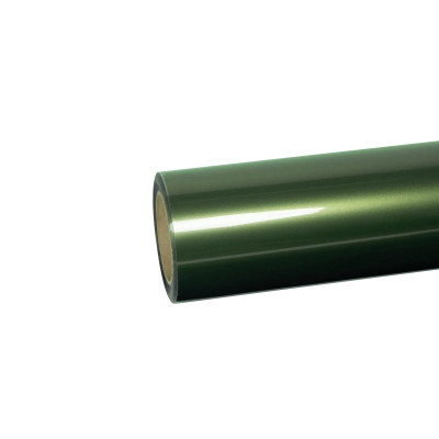 Ravoony Plus Glossy Metallic Mamba Green Car Vinyl Wrap 01