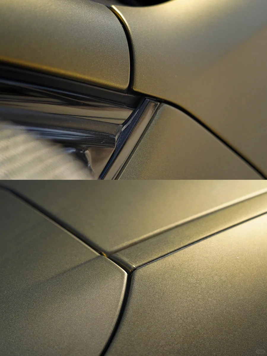 Ravoony Pro TPU Satin Gold Green Color PPF Film