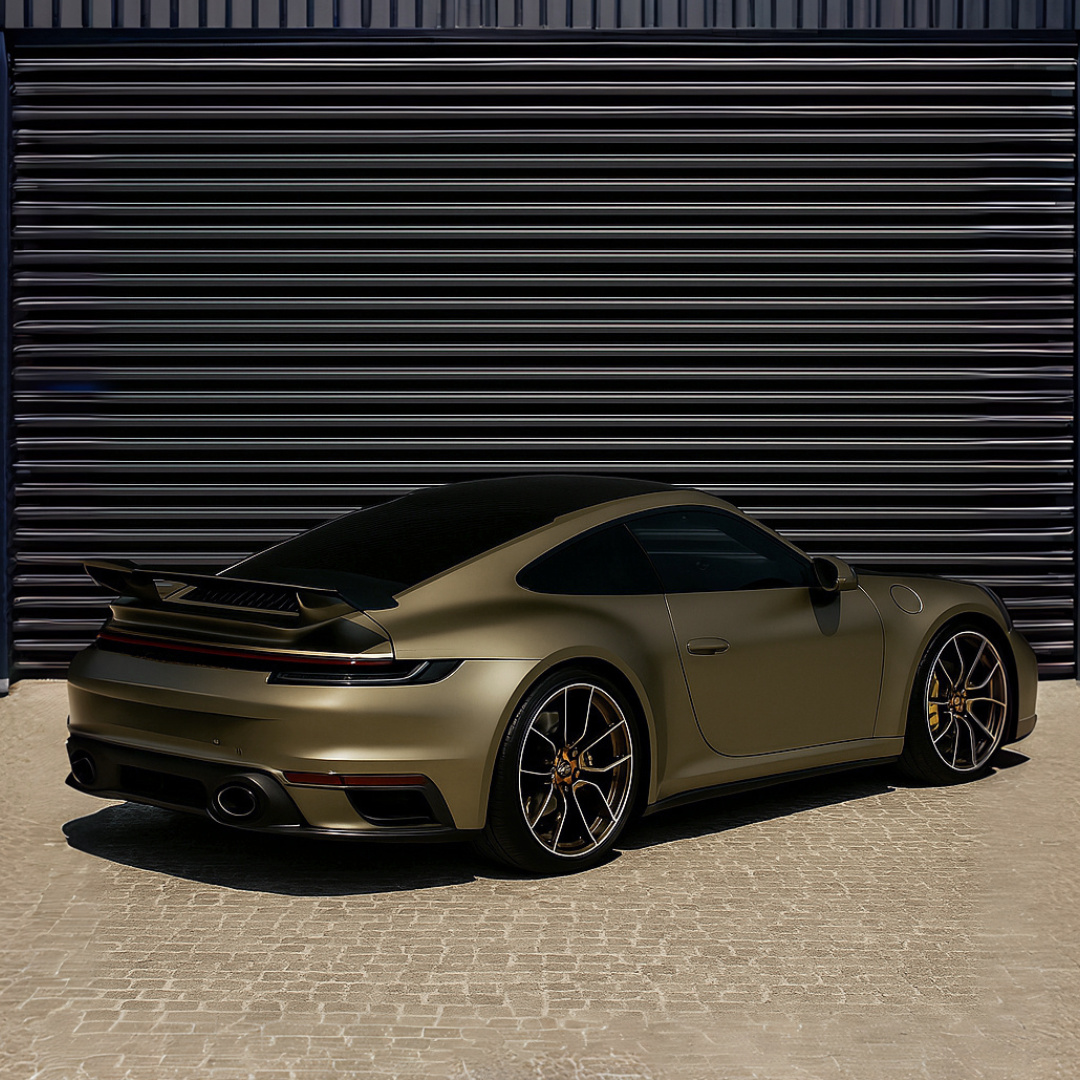 Ravoony Pro TPU Satin Gold Green Color PPF Film