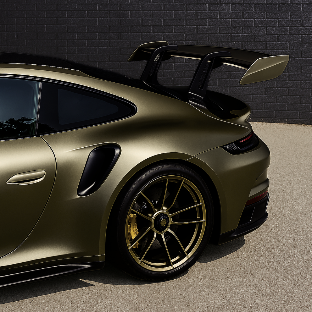 Ravoony Pro TPU Satin Gold Green Color PPF Film