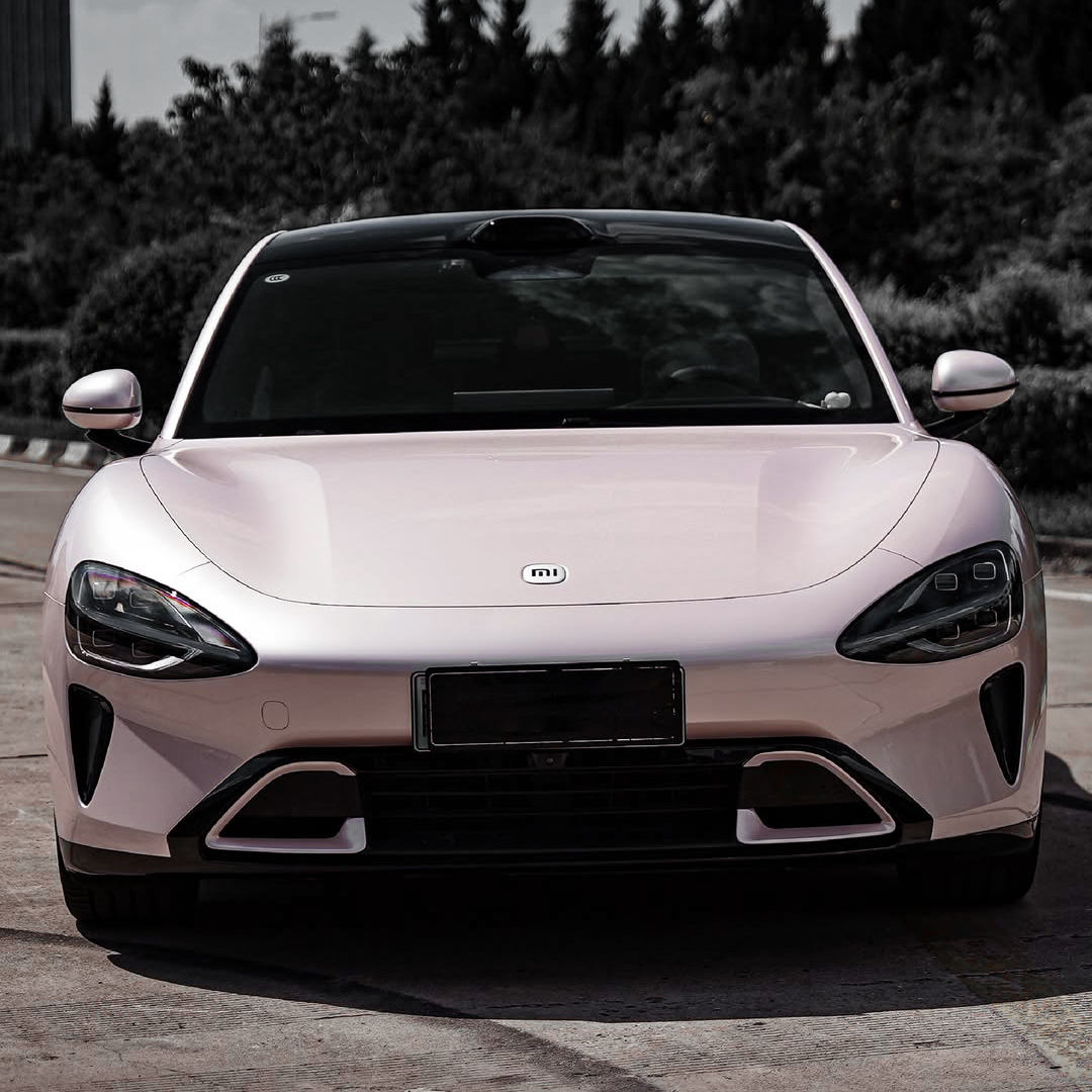 Ravoony Plus Gloss Macaron Peach Pink Vinyl Car Wrap