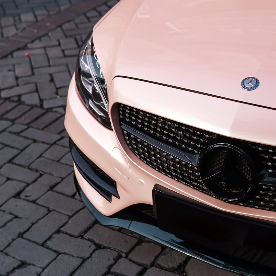 Ravoony Plus Gloss Macaron Peach Pink Vinyl Car Wrap