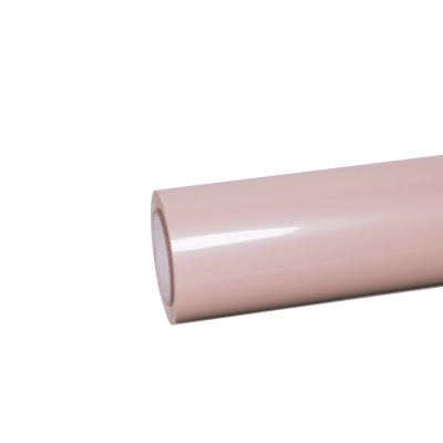 Ravoony Plus Gloss Macaron Peach Pink Vinyl Car Wrap 01
