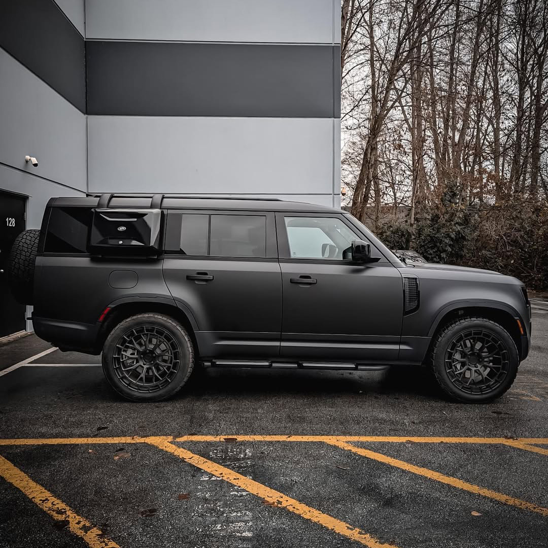 Ravoony Plus Matte Black Car Vinyl Wrap