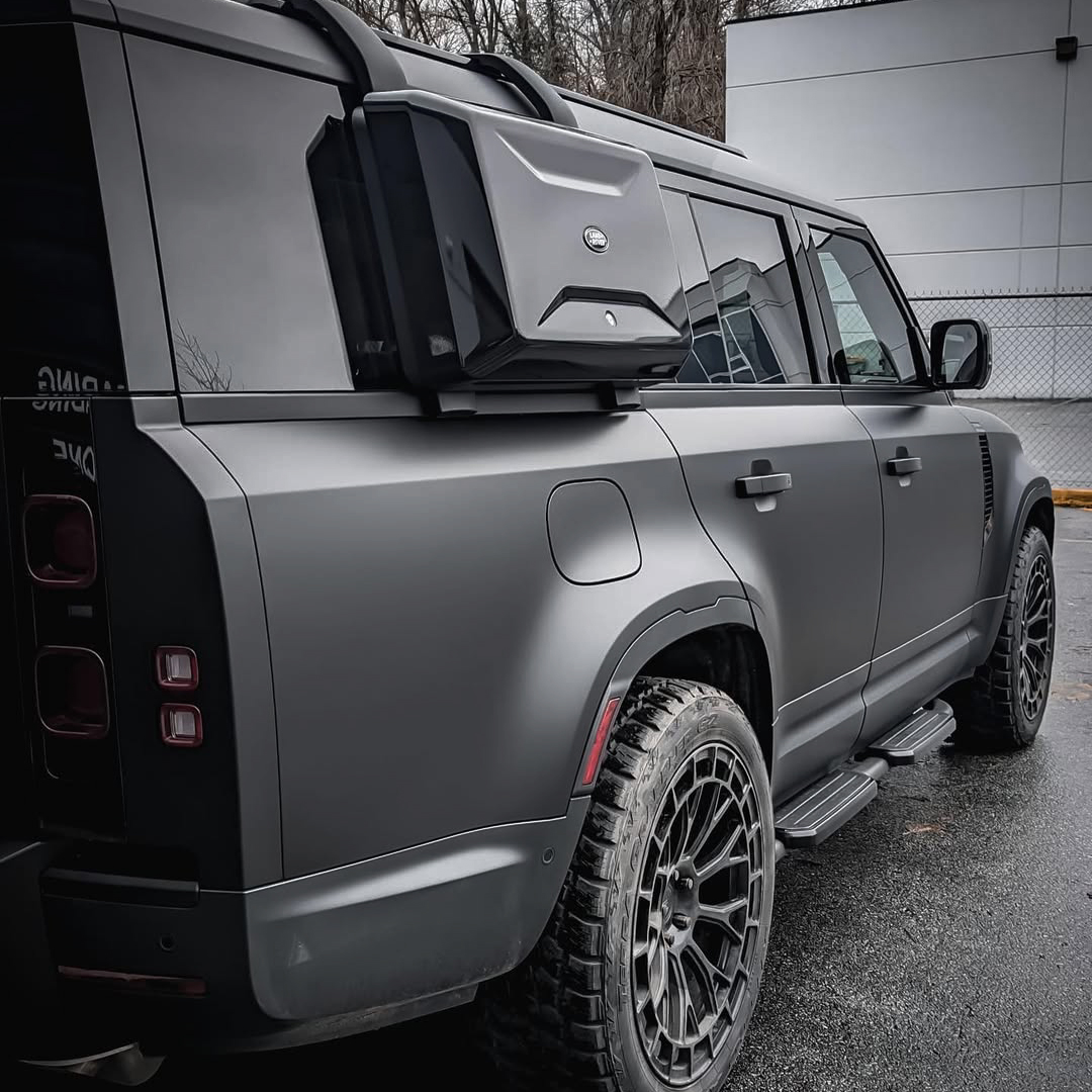 Ravoony Plus Matte Black Car Vinyl Wrap