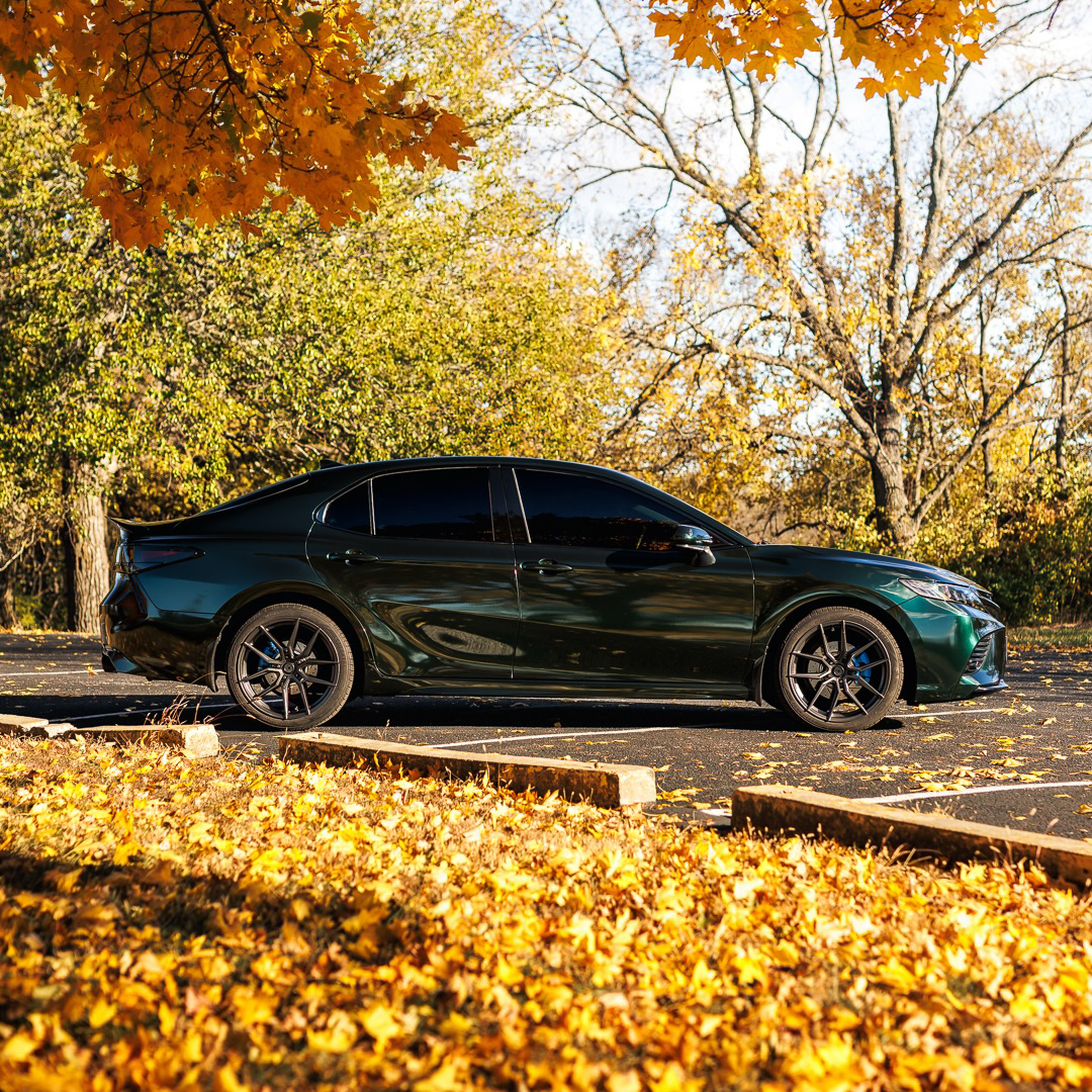 Ravoony Plus PET Blackish Green Car Vinyl Wrap