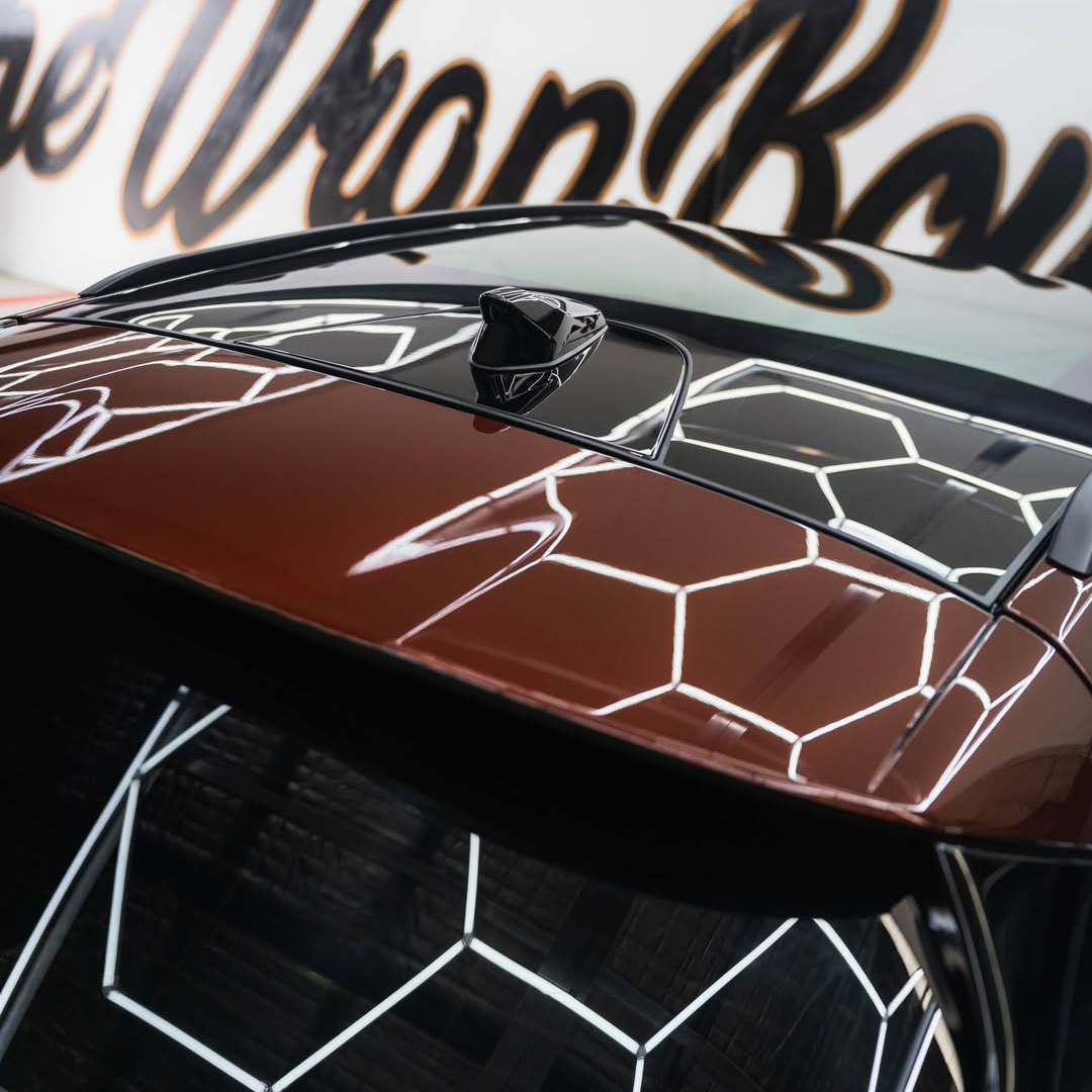 Ravoony Plus Porsche Gloss Terra Brown Vinyl Car Wrap