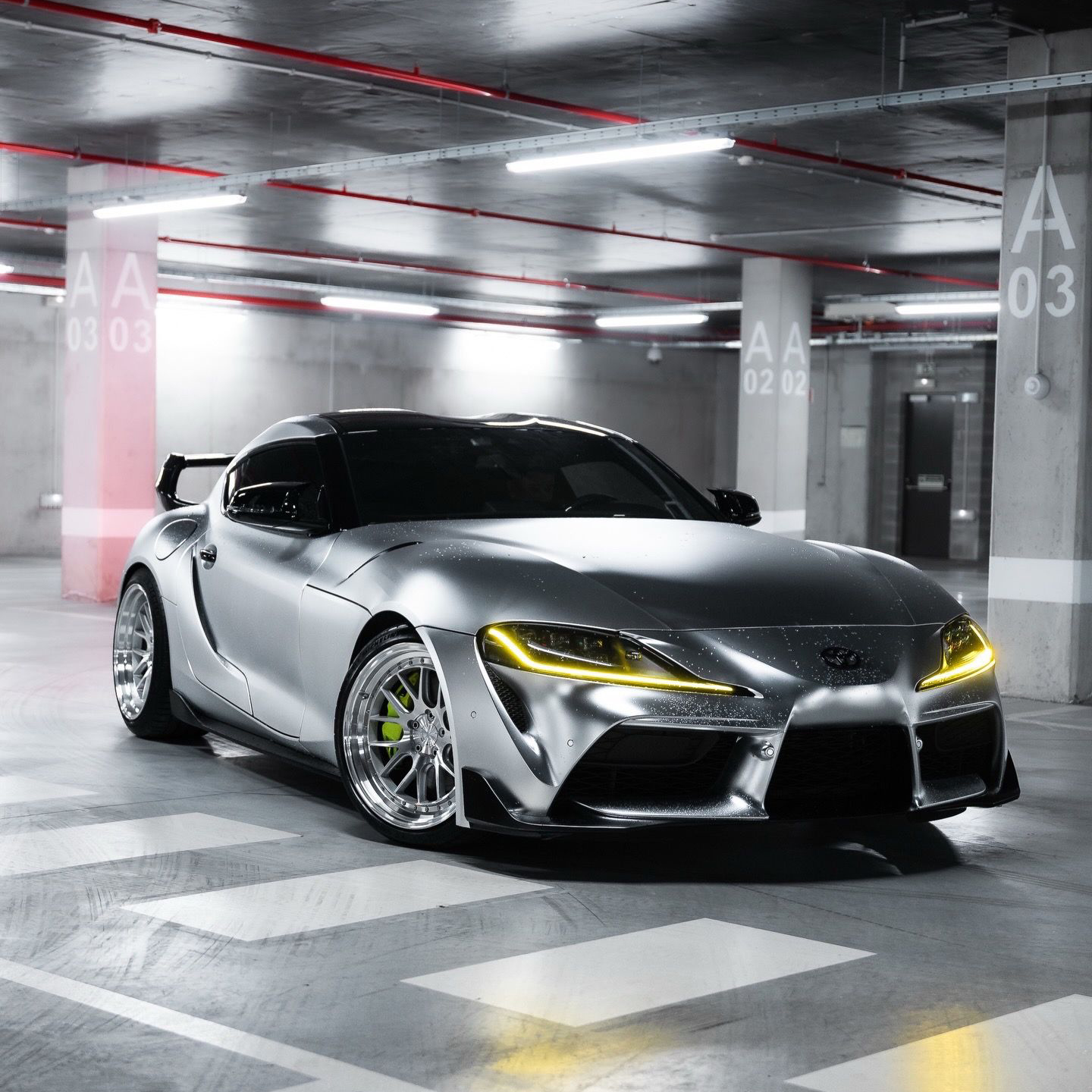 Ravoony Plus Matte Chrome Alexander Silver Metallic Vinyl Wrap