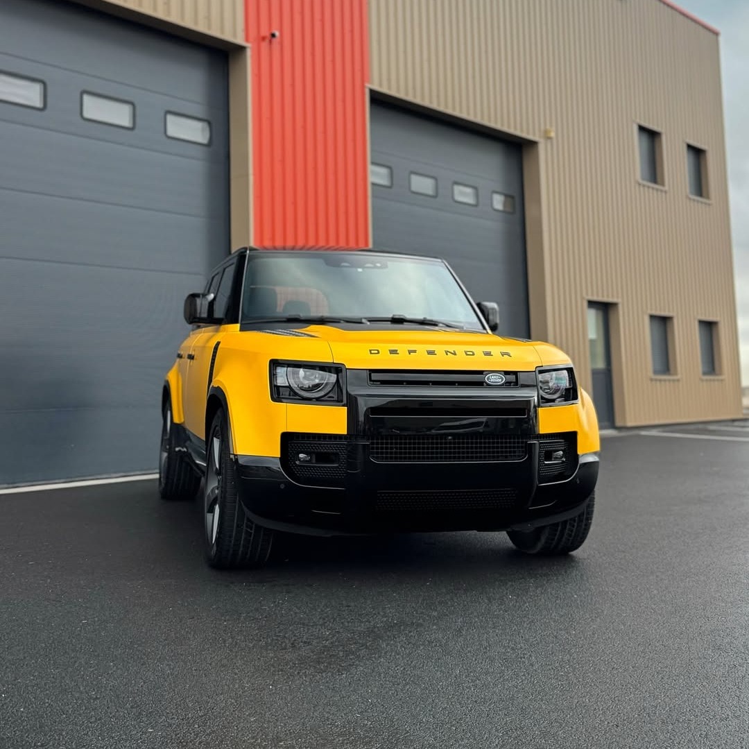 Ravoony Plus Matte Metallic Yellow Car Wrap