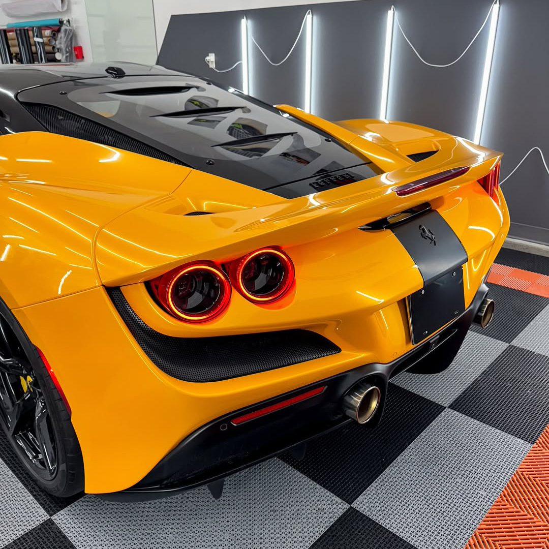 Ravoony Plus Glossy Metallic Yellow Car Wrap