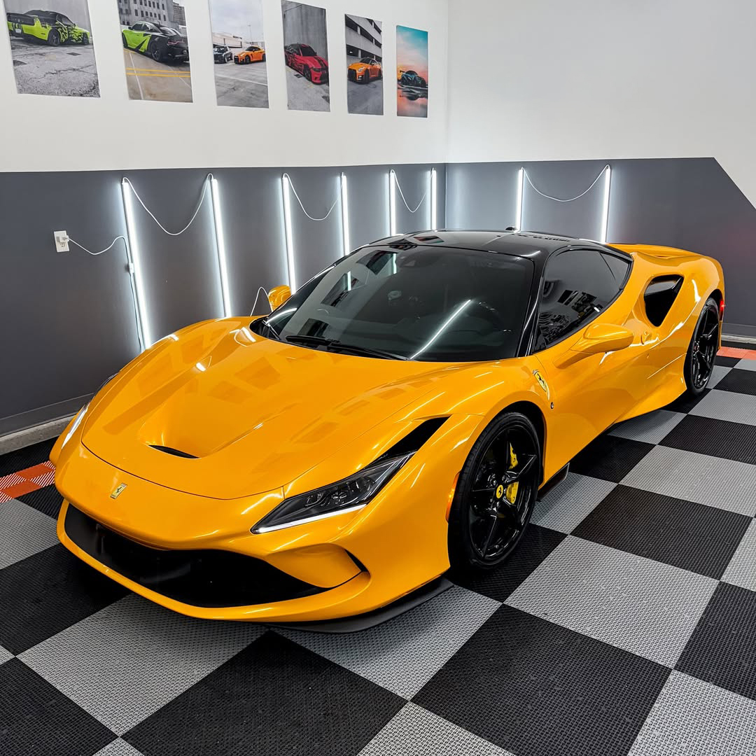 Ravoony Plus Glossy Metallic Yellow Car Wrap