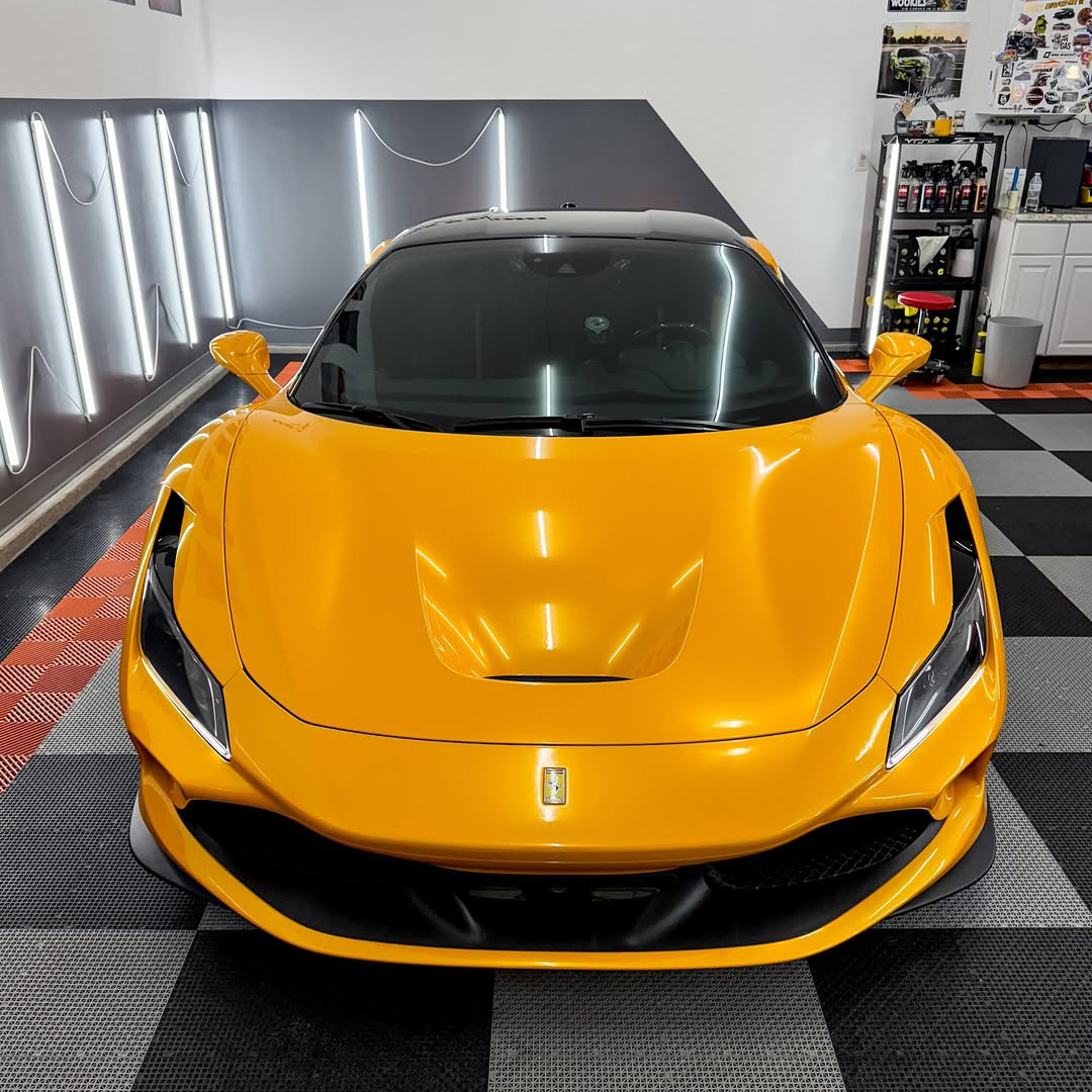 Ravoony Plus Glossy Metallic Yellow Car Wrap