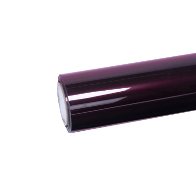 Ravoony Plus PET Gloss Glaze Black Red Vinyl Wrap 02