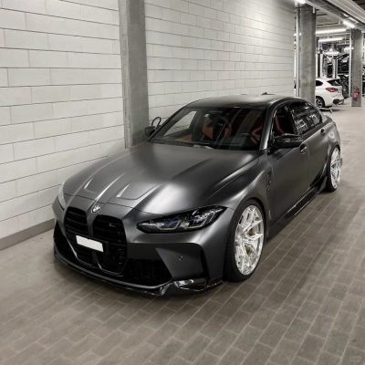 Ravoony Plus Pure Metal Dark Grey Car Vinyl Wrap 02