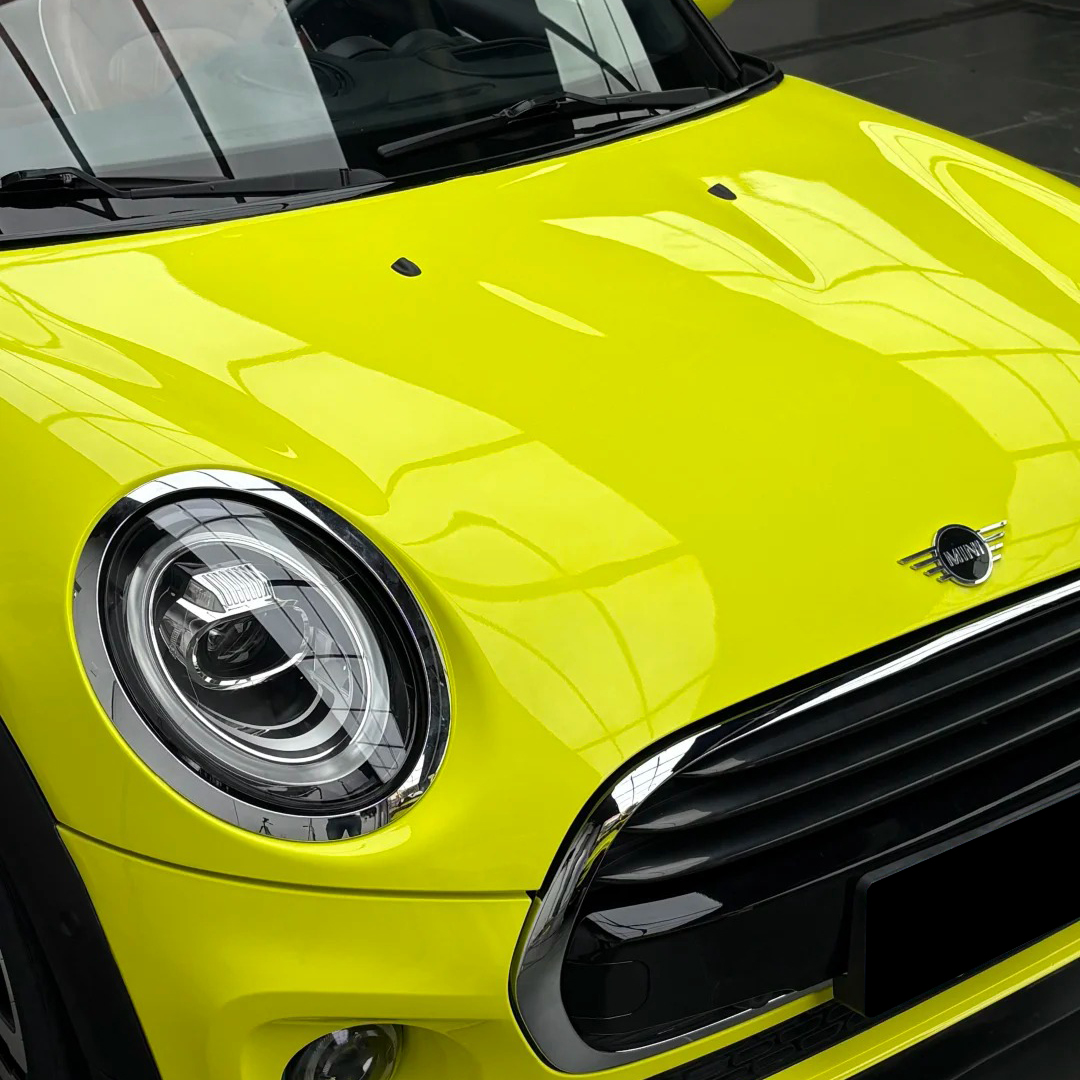 Ravoony Plus Glossy Crystal Lemon Yellow Vinyl Wrap