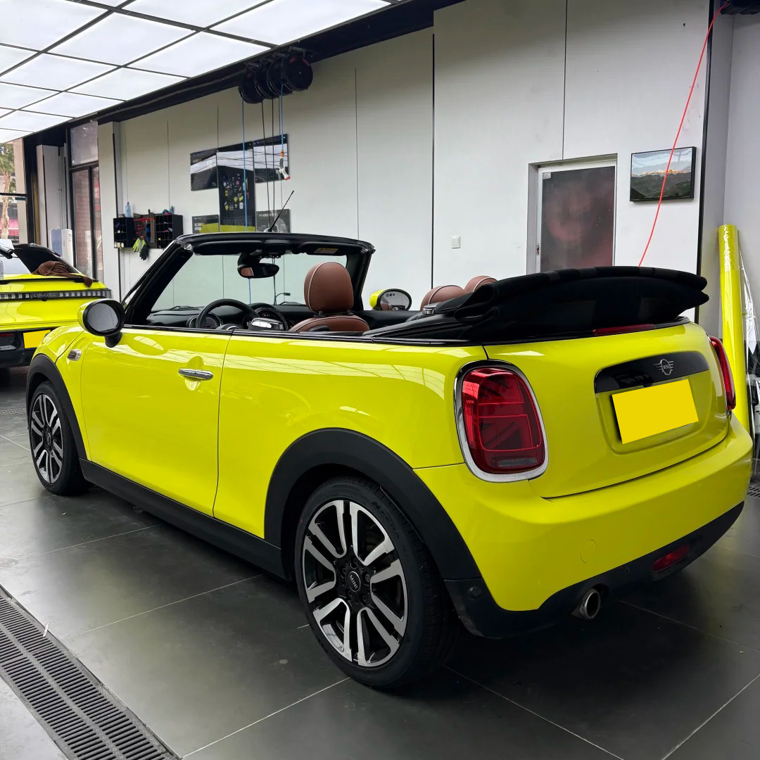 Ravoony Plus Glossy Crystal Lemon Yellow Vinyl Wrap