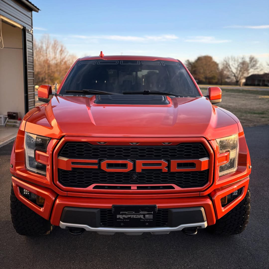 Ravoony Plus Glossy Porsche Orange Car Vinyl Wrap