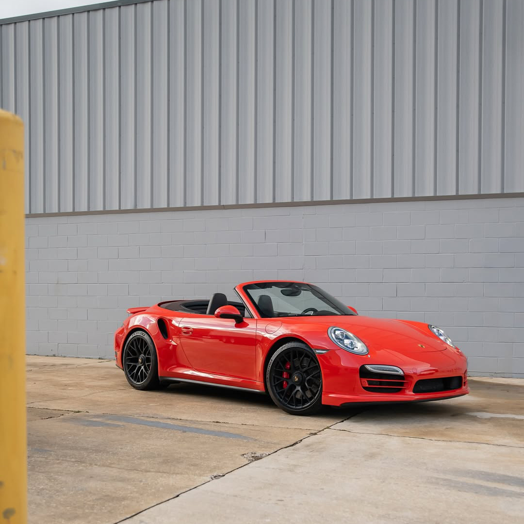 Ravoony Plus Glossy Porsche Orange Car Vinyl Wrap