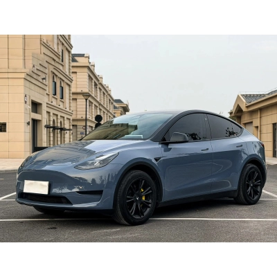 Ravoony Plus PET Glossy Crystal Cement Grey Car Wrap 02