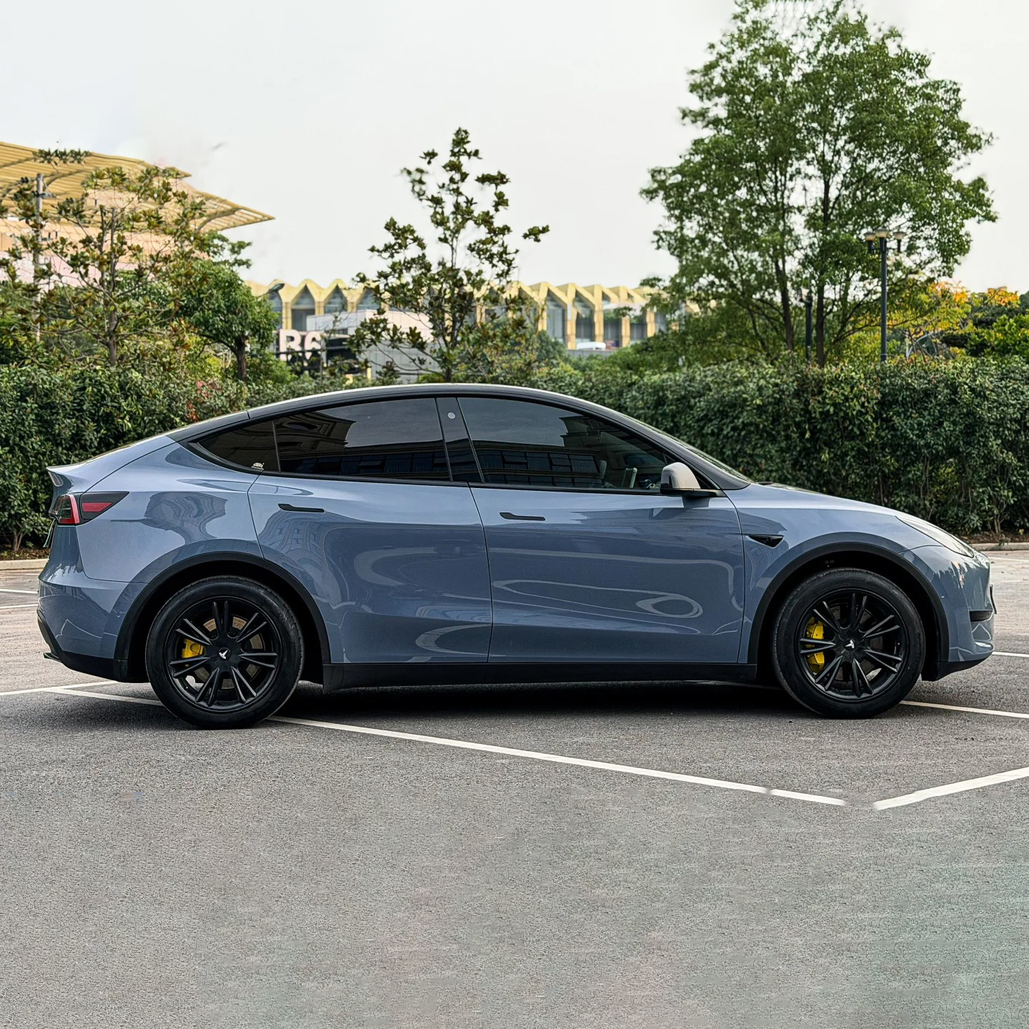 Ravoony Plus PET Glossy Crystal Cement Grey Car Wrap