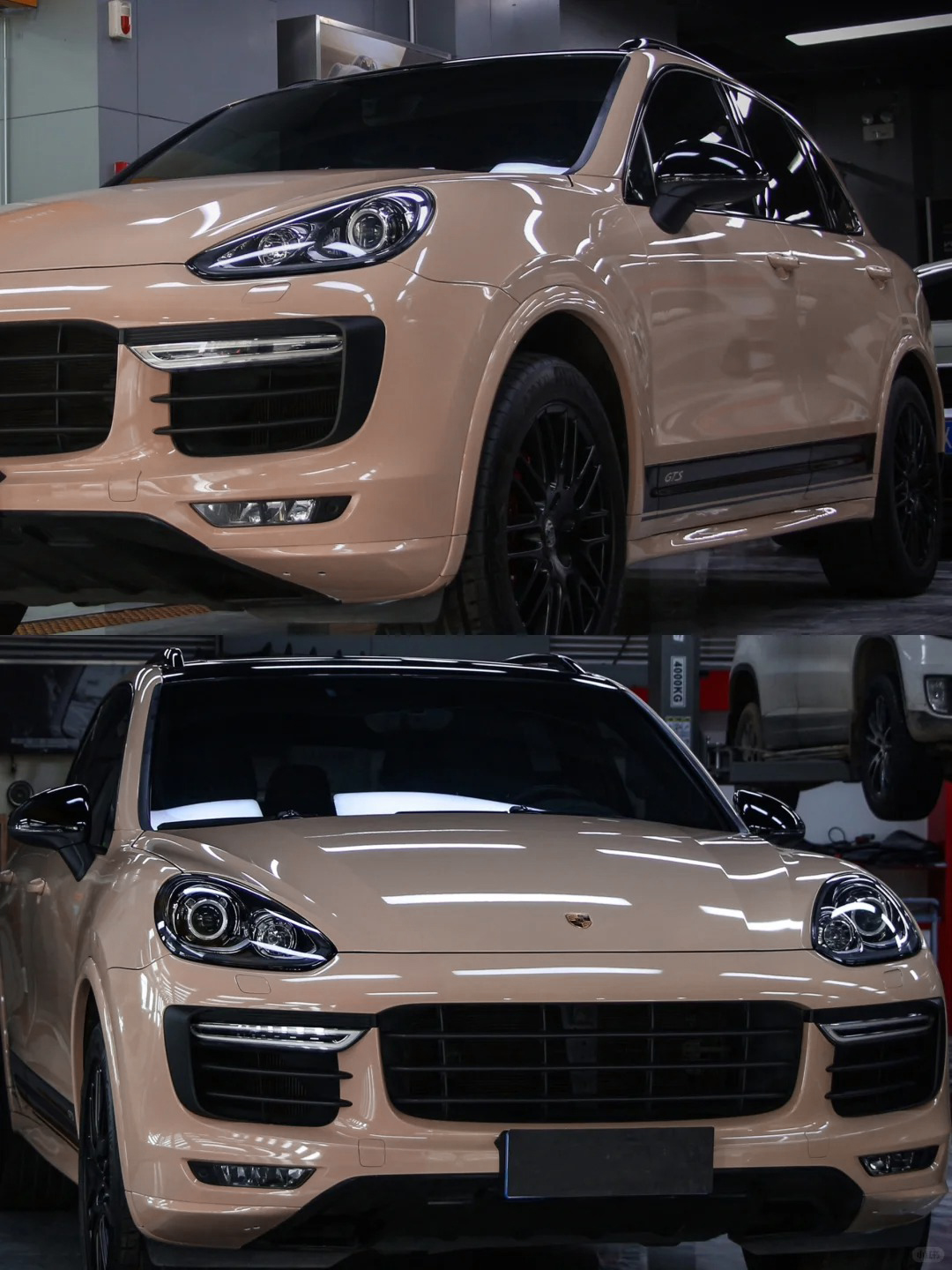 Ravoony Plus PET Premium Super Gloss Latte Beige Vinyl Wrap