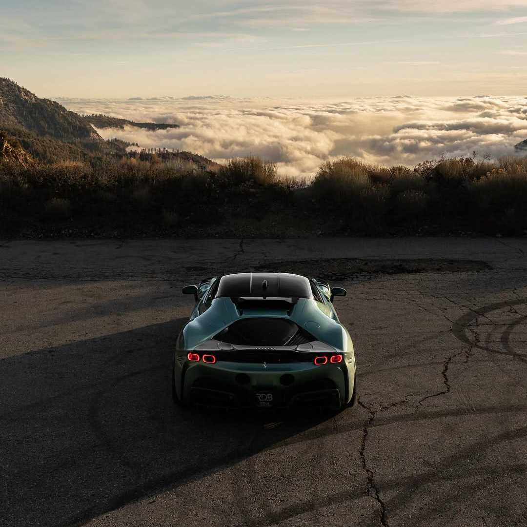 Ravoony Basic Ferrari Gloss Verde Francesca Green Vinyl Car Wrap