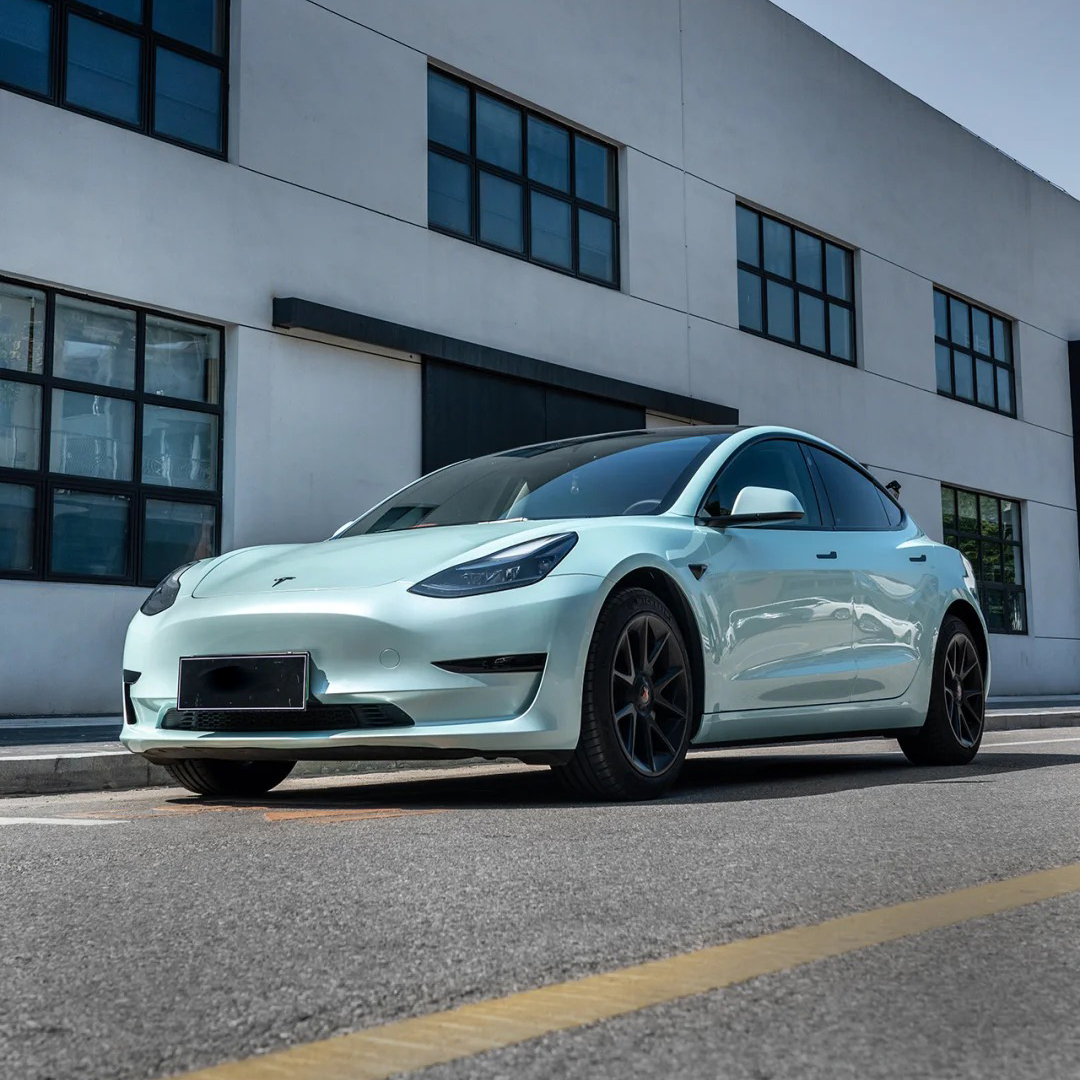 Ravoony Plus Gloss Macaron Moonlight Jade Vinyl Car Wrap