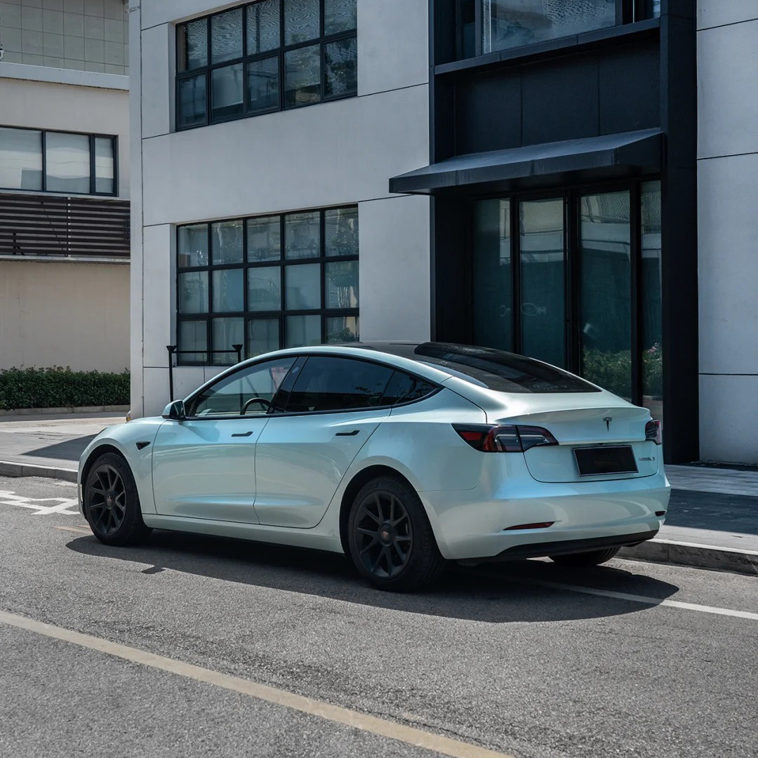 Ravoony Plus Gloss Macaron Moonlight Jade Vinyl Car Wrap