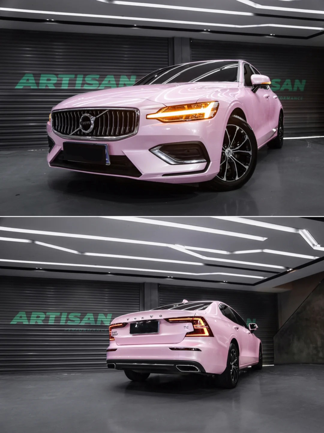 Ravoony Plus PET Gloss Macaron Cherry Pink Vinyl Car Wrap