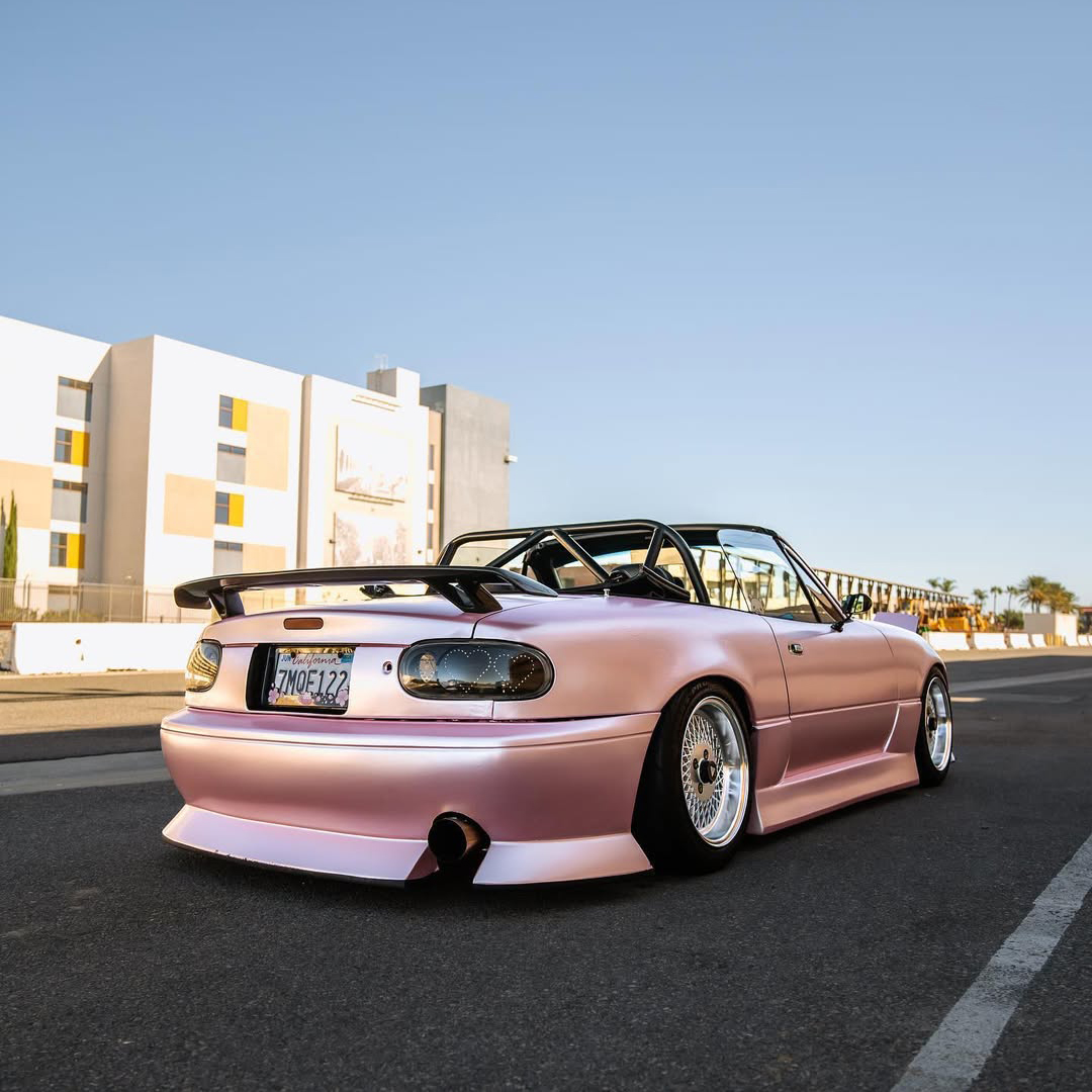 Ravoony Plus PET Pure Metal Cherry Pink Car Vinyl Wrap