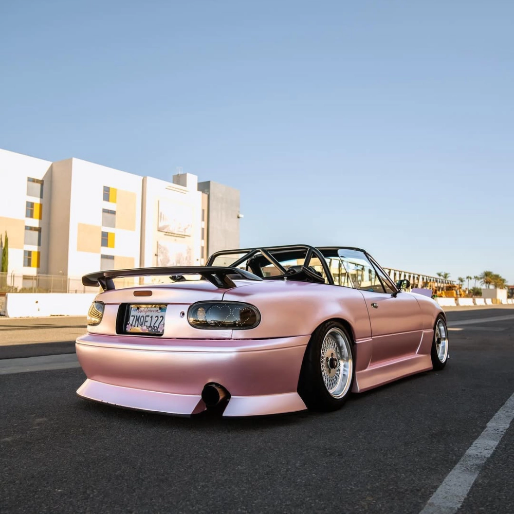 Pink Wrapped Rav Best Ravoony Pure Metal Cherry Pink Car Vinyl Wrap - ravoony.com
