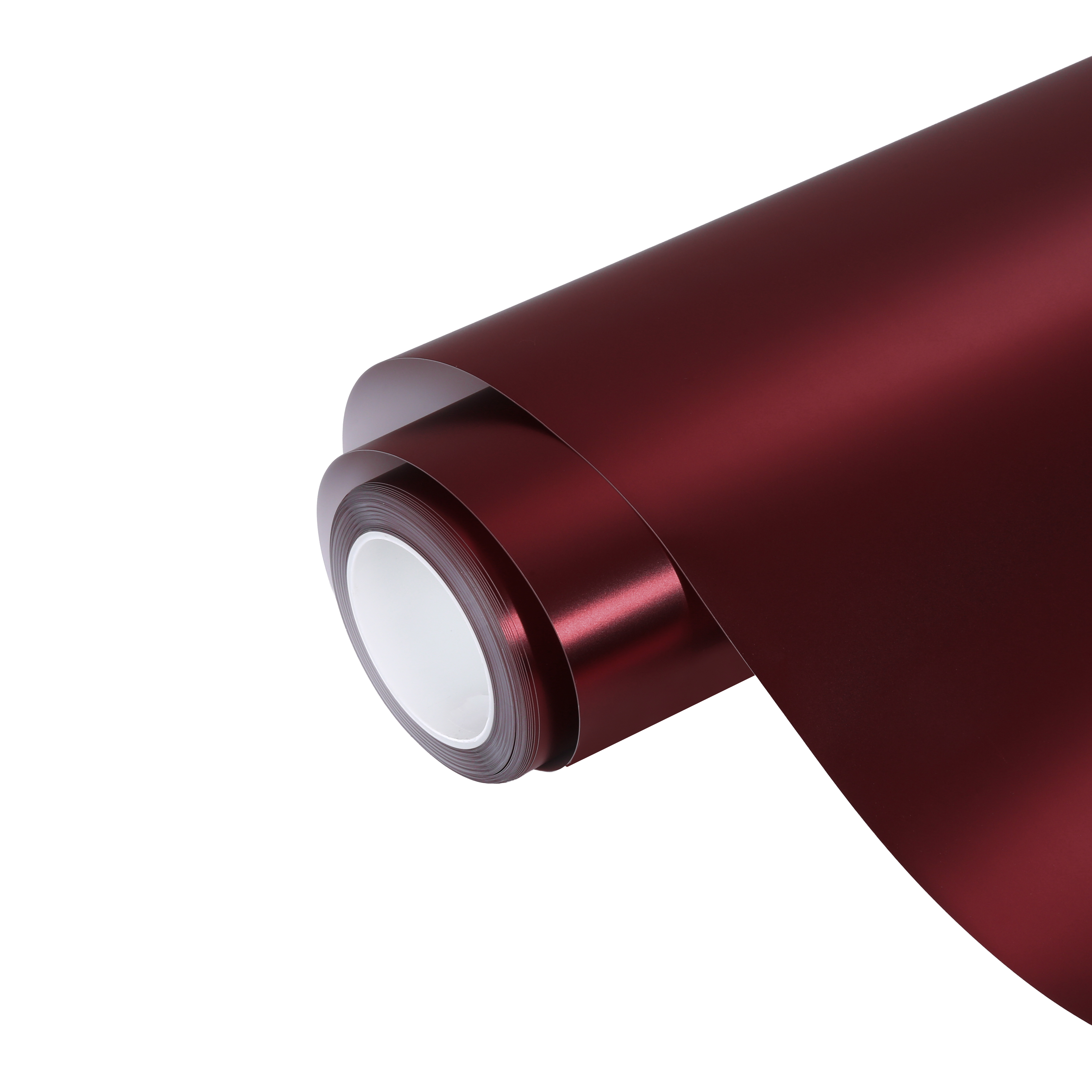 Ravoony Plus PET Matte Chrome Romanee Red Vinyl Car Wrap Chevy Malibu Wrap