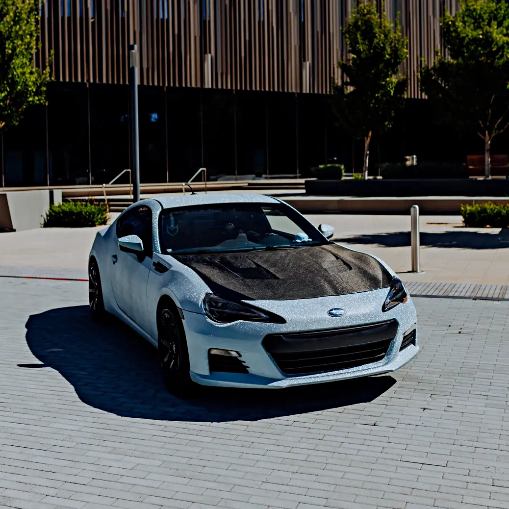 Ravoony Plus Super Glitter Blue Car Vinyl Wrap