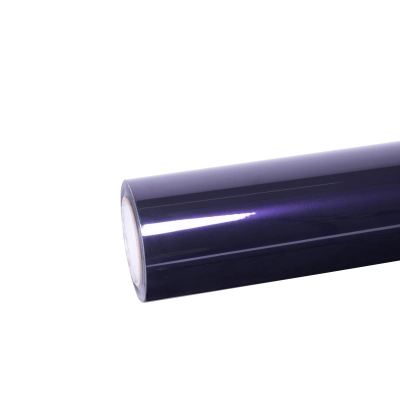 Ravoony Plus PET Gloss Ghost Midnight Purple Car Vinyl Wrap 01
