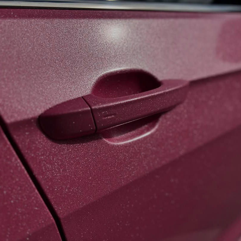   Ravoony Plus PET Sparkle Pink Car Vinyl Wrap