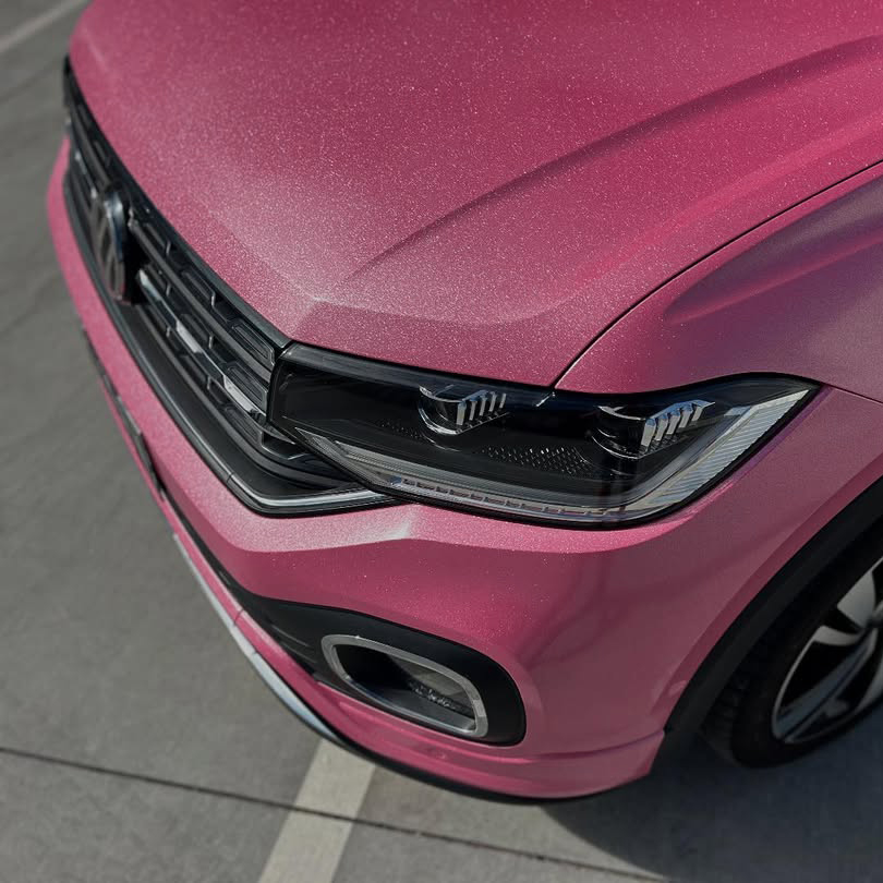   Ravoony Plus PET Sparkle Pink Car Vinyl Wrap