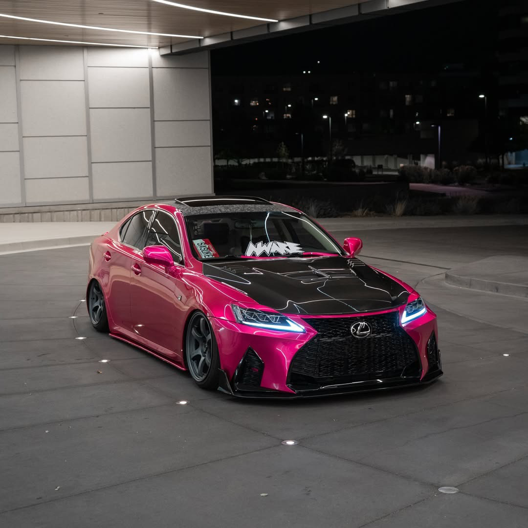 Ravoony Plus PET Glossy Metallic Rubellite Purple Vinyl Wrap