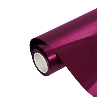 Ravoony Plus PET Glossy Metallic Rubellite Purple Vinyl Wrap 01
