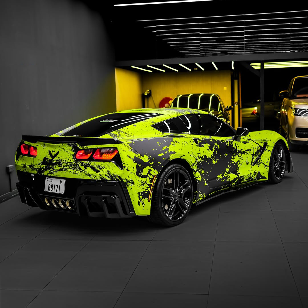 Ravoony Plus Customized Neon Splash Custom Wrap